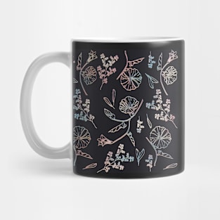 lowkey trans flower pattern Mug